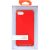 Чехол для iPhone InterStep для iPhone 8 IS SOFT-T METAL ADV красный